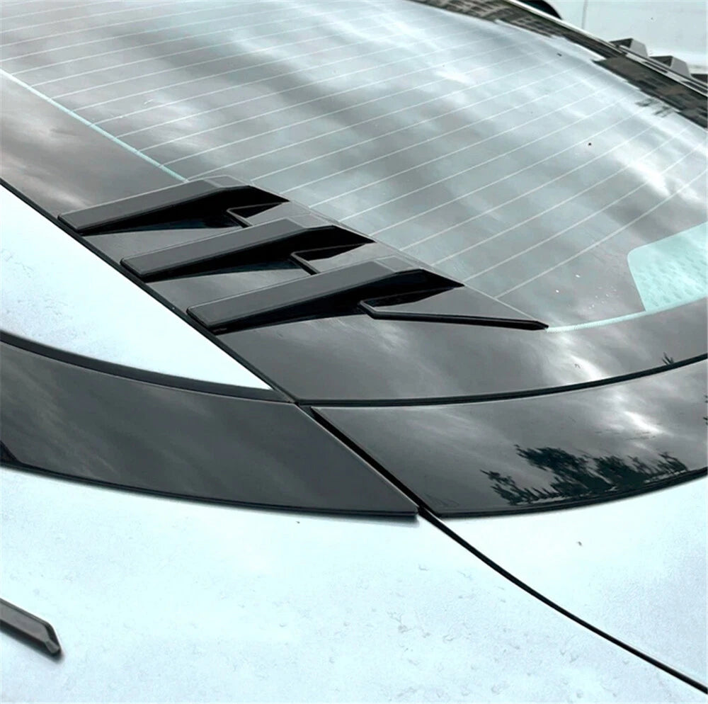 Universal Rear Windshield Sticker Side Spoiler Trim