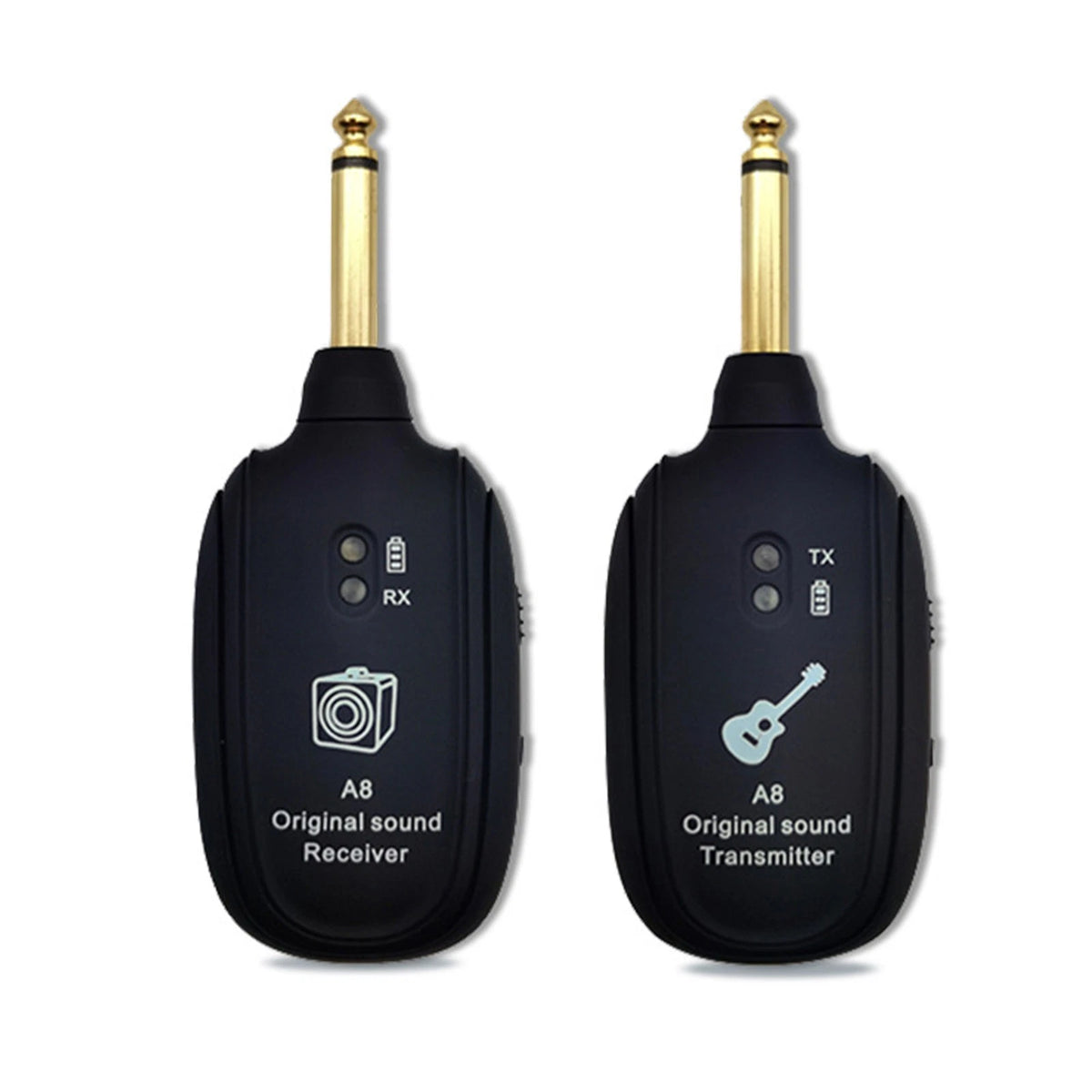 Wireless Audio Transmitter Receiver Kit for Guitar (730MHz)