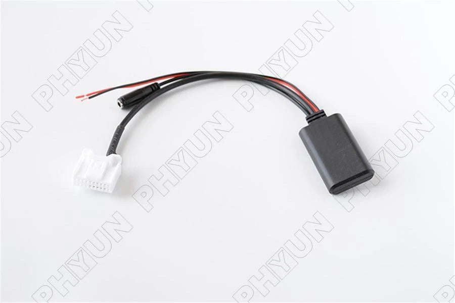 Bluetooth Adapter AUX Audio Cable Calling Handsfree Microphone For Toyota Stereo
