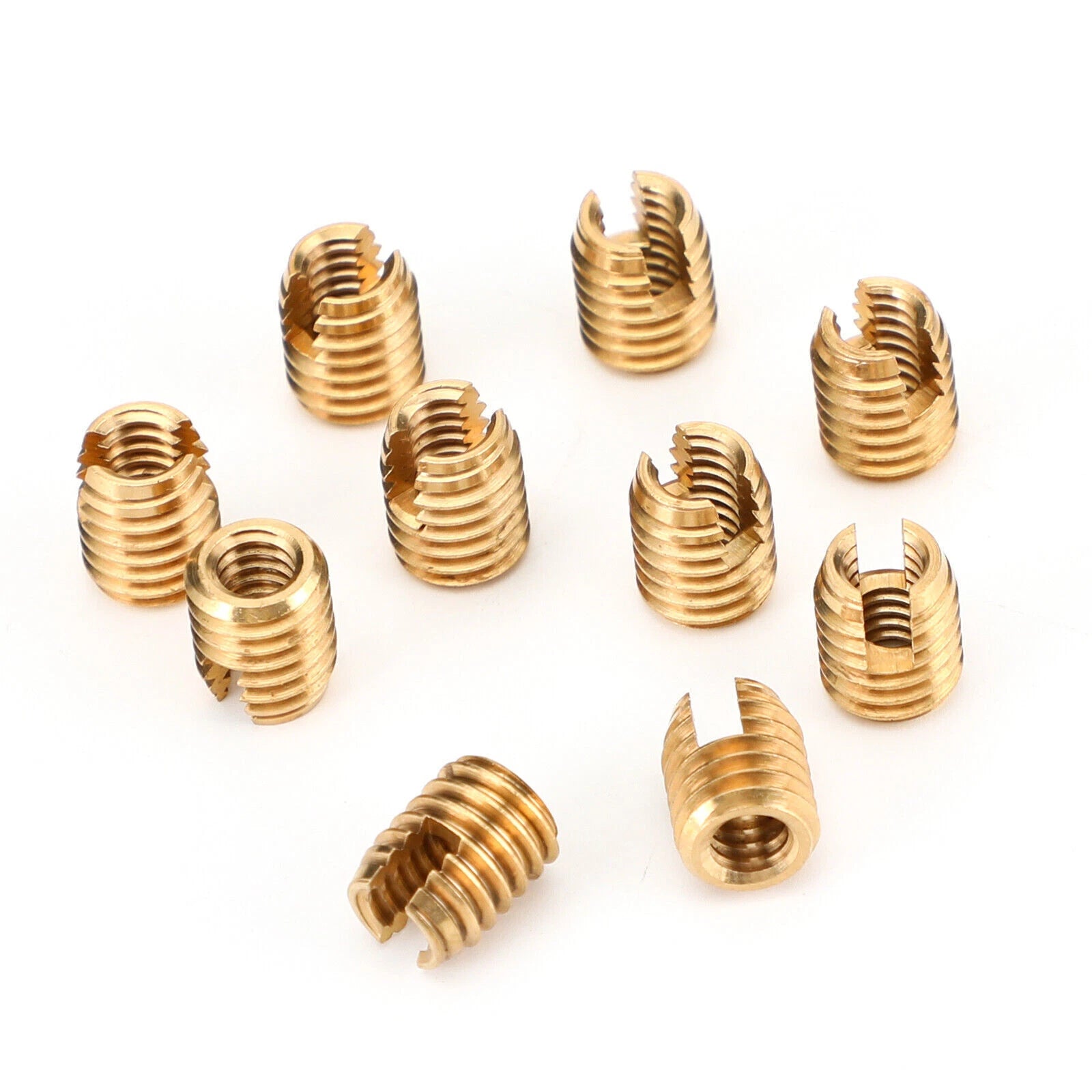 10x Batwing Fairing Brass Thread Cutting Inserts for Touring (1997–2013) T9