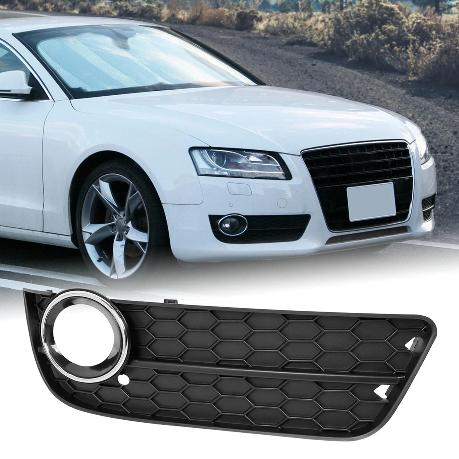 Fog Light Grille Cover Trim Right Side Replacement for Audi A5 Quattro (2008–2012)