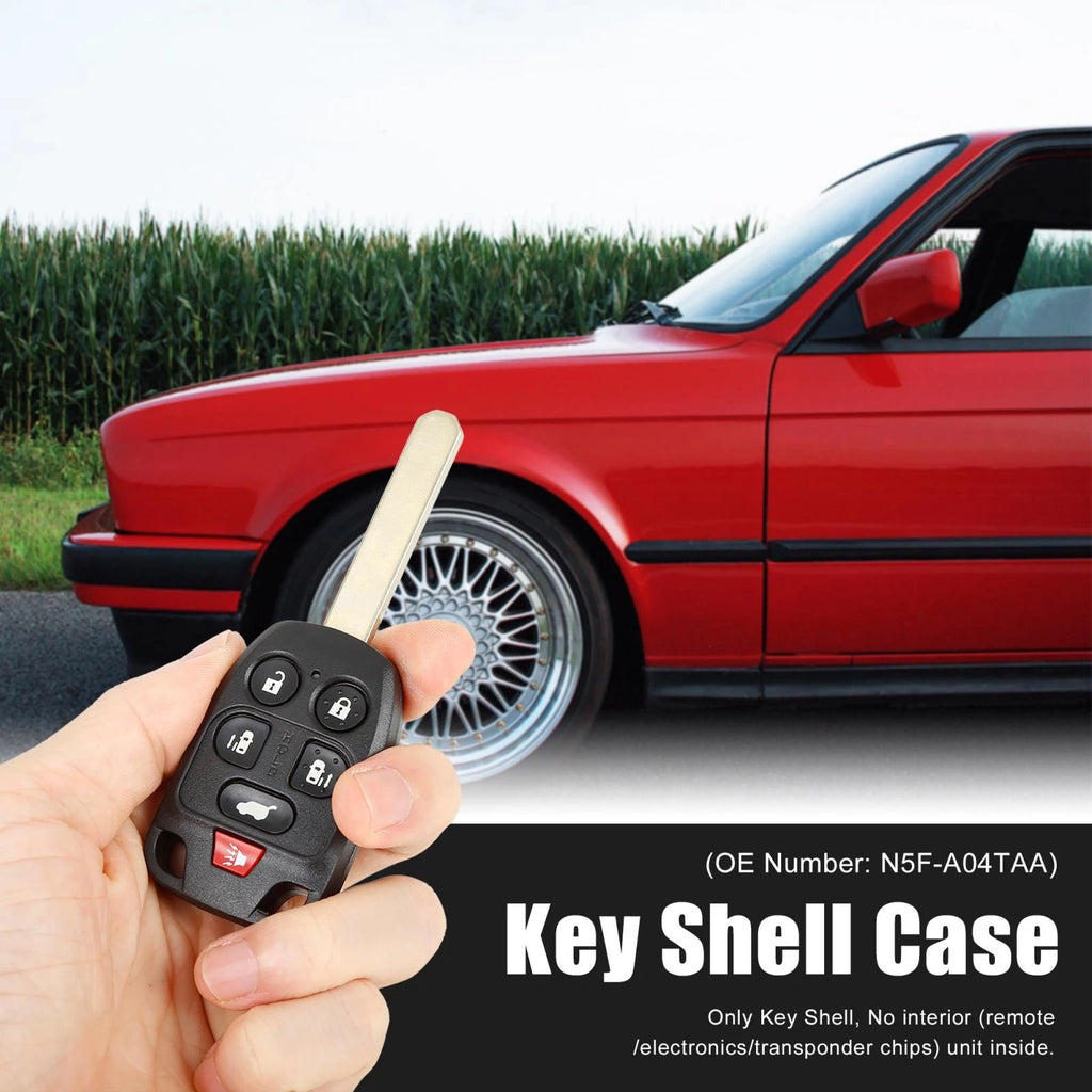 Car Key Fob Shell Case Replacement for Honda Odyssey (2011–2013) 6 Buttons