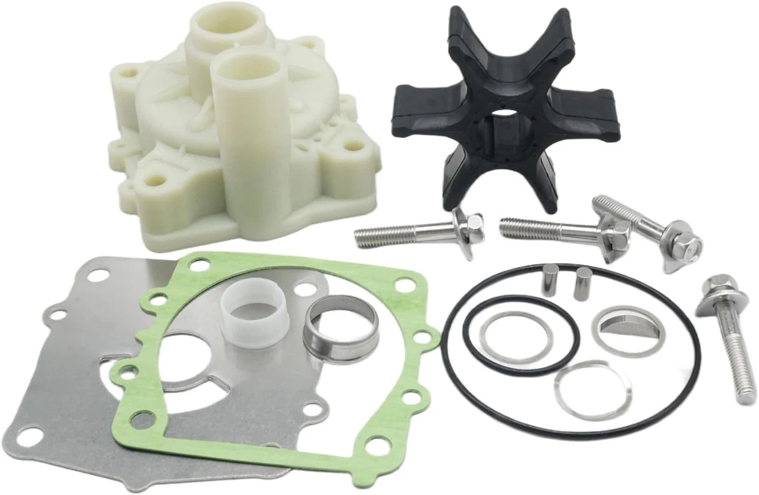 Water Pump Rebuild Kit 61A-W0078-A2 for Yamaha F150 F200 F225 (2000–2023)