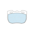 Bendix Front Disc Brake Pads for Land Rover Discovery (1993–1999)