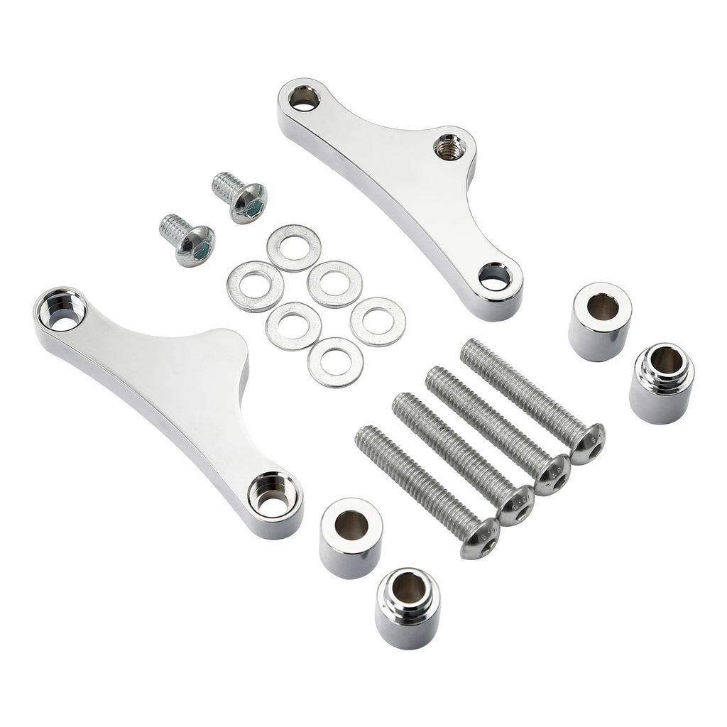 Chrome Front Fender Spacers for Harley Street Glide (2000–2013)