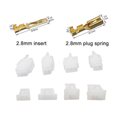 Set of 480X 2.8 mm Auto Motorcycle Terminals for Car Electrical Connectors