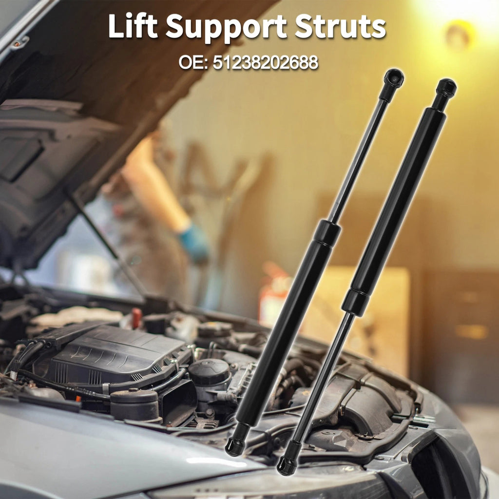 Front Hood Lift Supports Struts Replacement for BMW 325Ci Convertible (2006–2010)