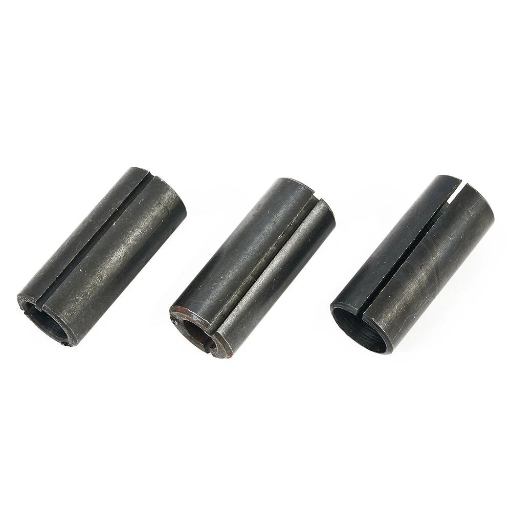3X Precision Adapter Bit Collet Set 12mm to 10mm, 6mm, 8mm