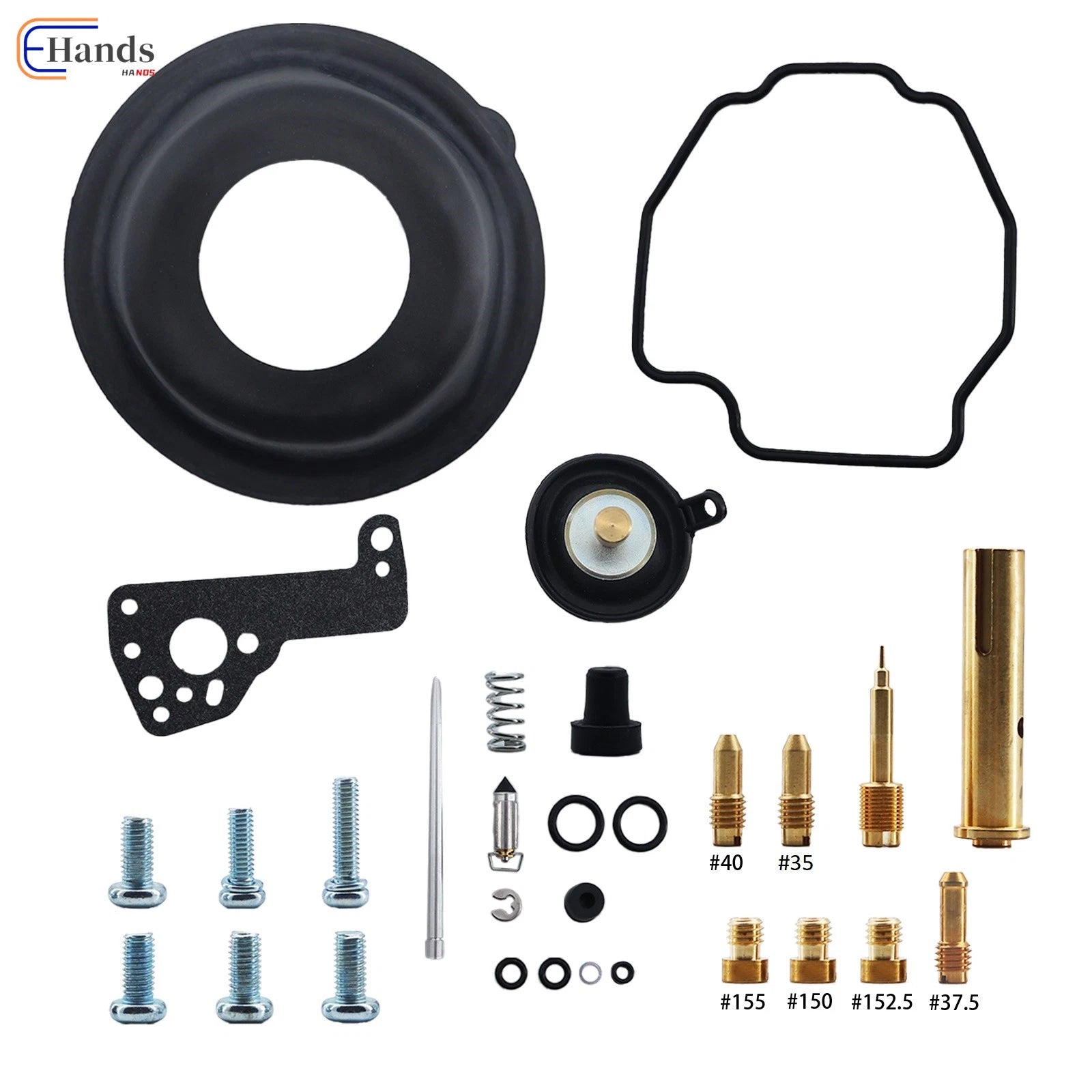 Carburetor Repair Kit 4X for Yamaha VMX1200 XVZ1300 (1985–1990)