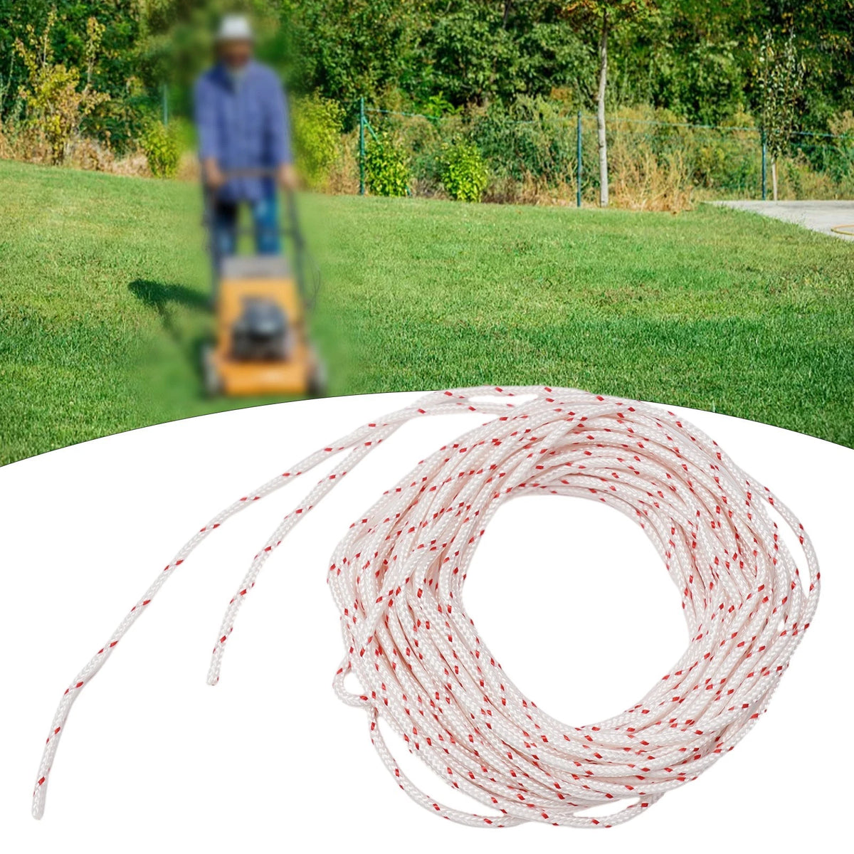 Recoil Pull Starter Cord Rope for Poulan Lawn Mower Chainsaw (10M)