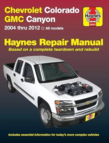 Service Repair Manual for Chevrolet Colorado GMC Canyon (2004–2012)