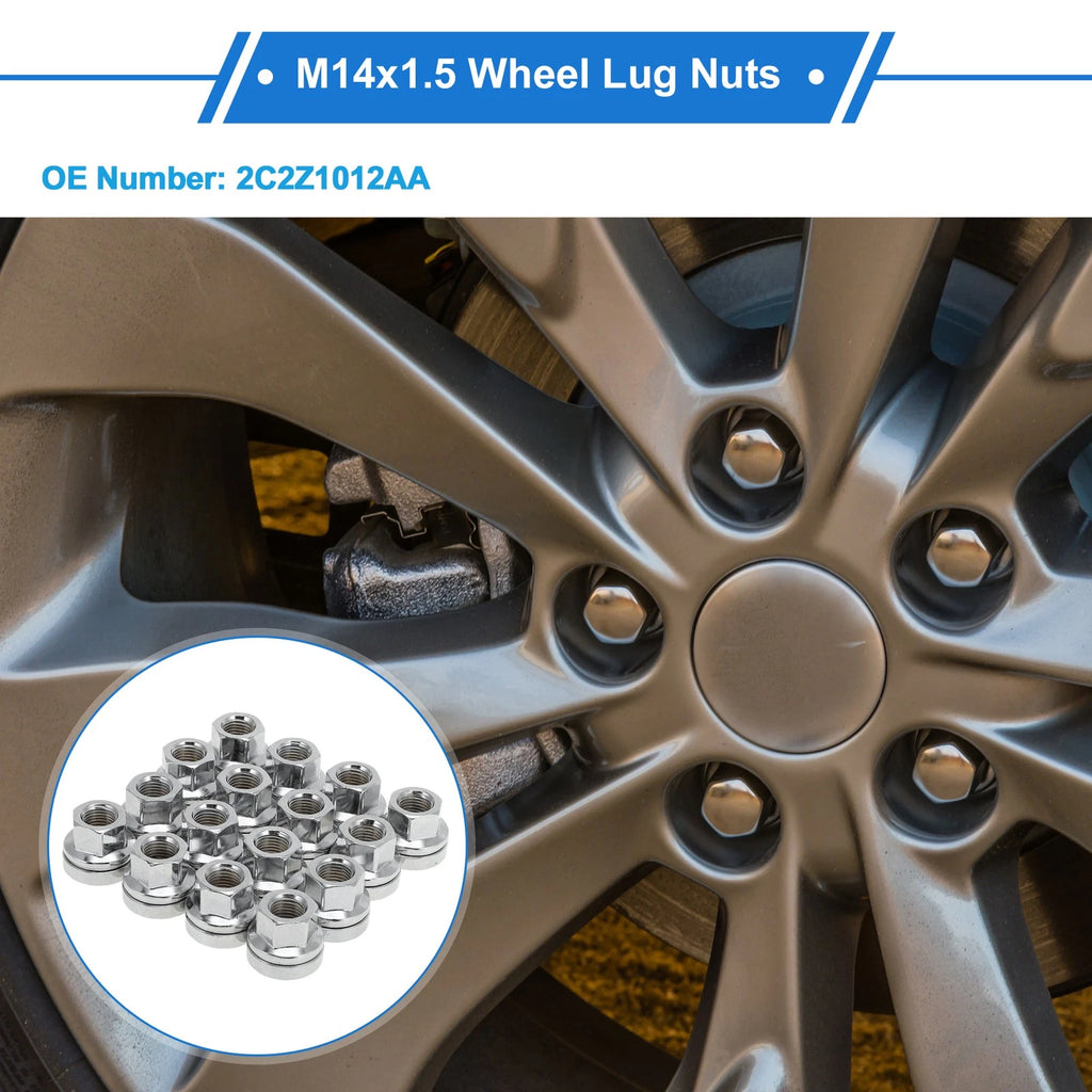 16 Pc Wheel Lug Nuts Replacement for Ford F-250 Super Duty (2003–2016)