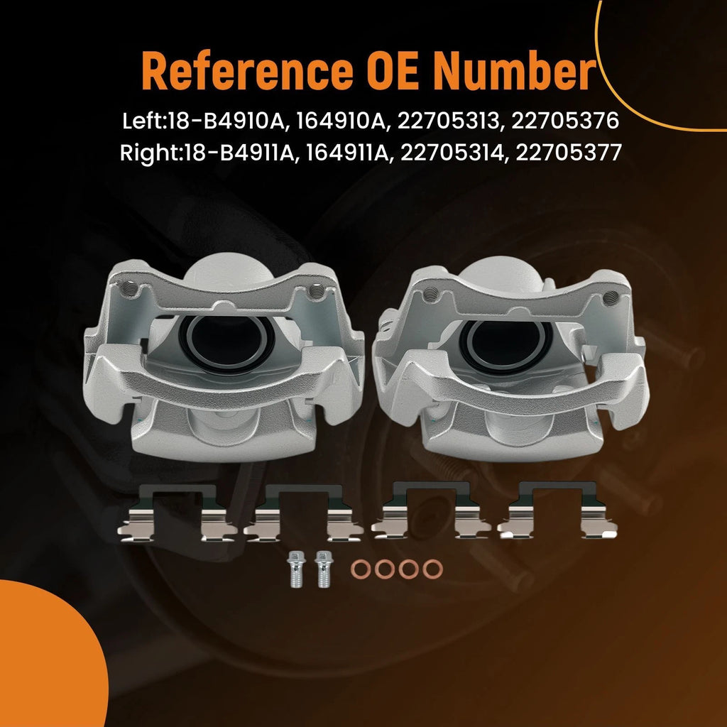 Front Disc Brake Calipers Set for Pontiac G6/Solstice (2005–2010) 18B4911A