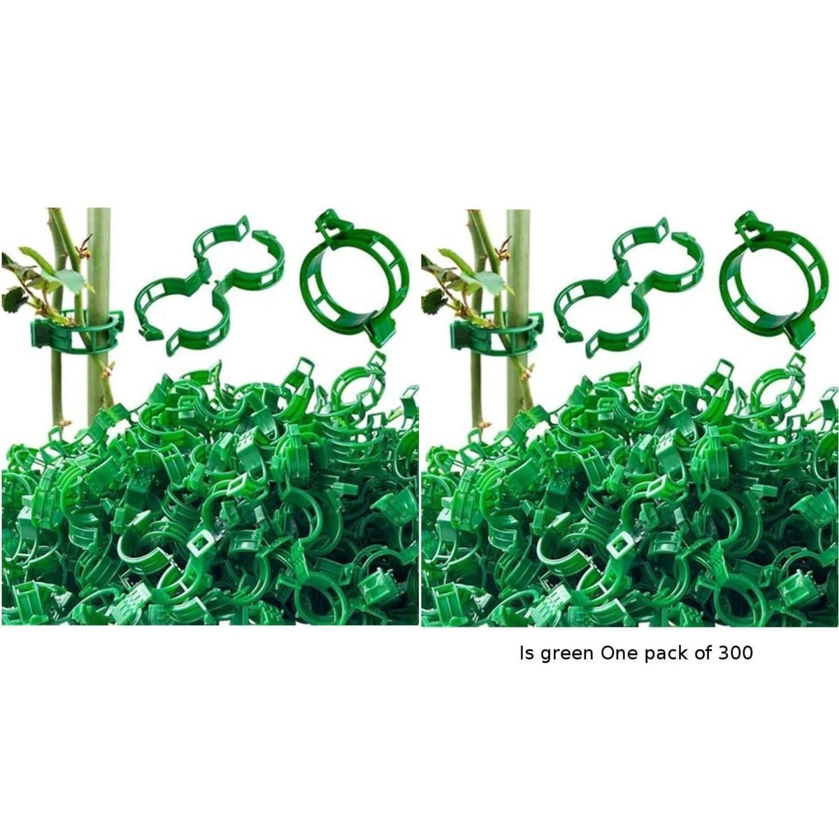 300 Plant Clips for Climbing Plants (Tomatoes, Cucumbers, Grapes)