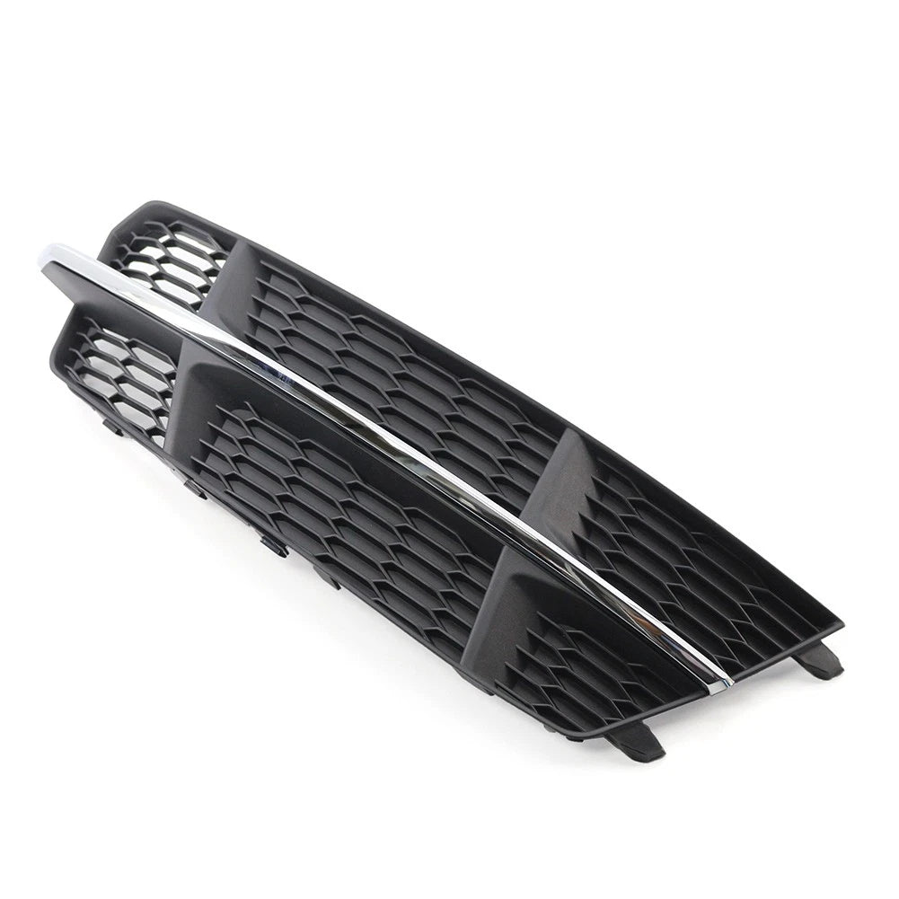 Right Front Bumper Lower Side Grille for Audi A6 C7 (2014–2018) Black Chrome