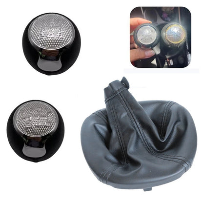 PU Leather and Plastic Gear Shift Lever Knob for Alfa Romeo For MiTo 2008-2018