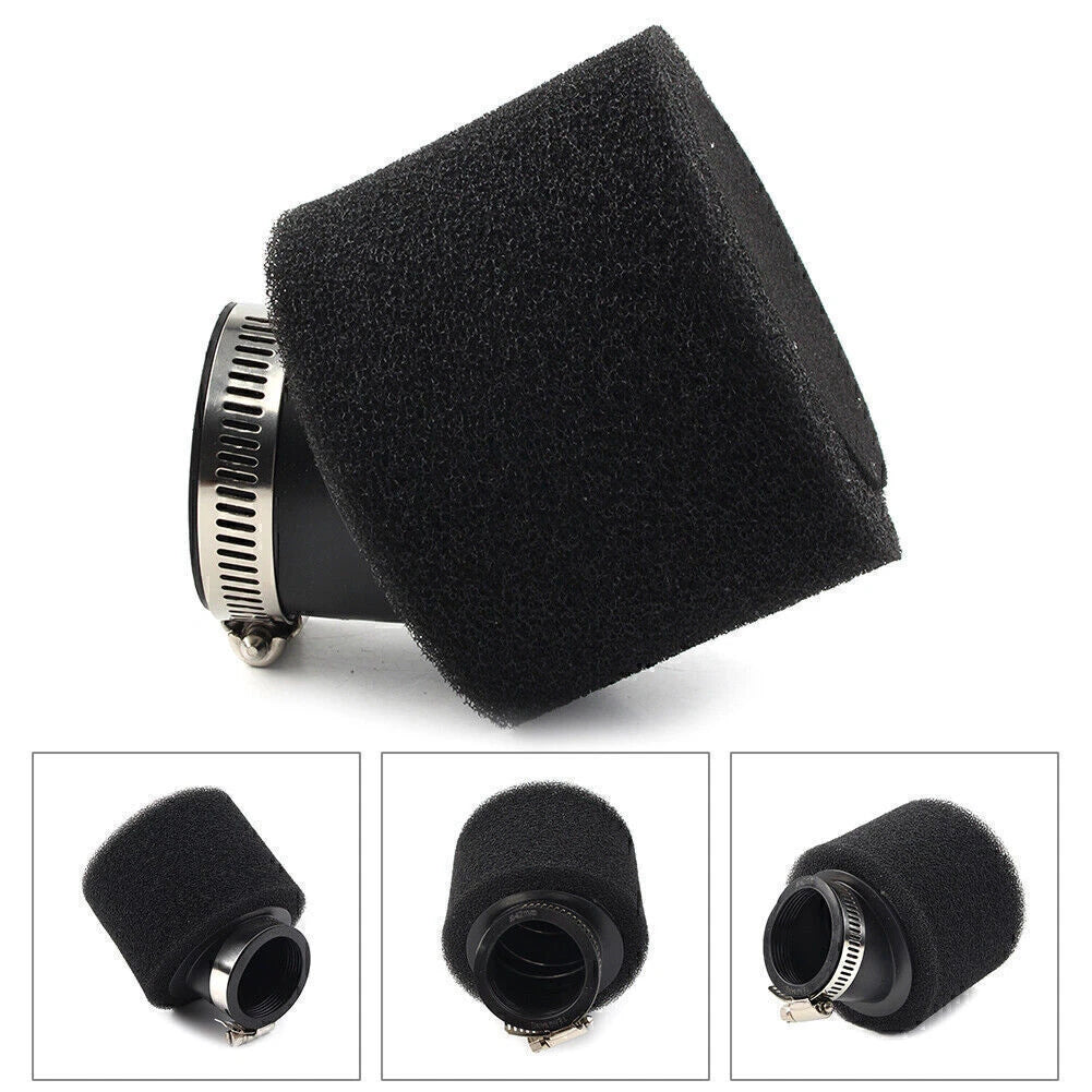 42mm Angled Black Air Filter for ATV Quad Go Kart CRF XR Pit Dirt Bikes