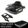 Trunk Backrest Rack Tail Light for Harley Touring Road King (2014–2026)