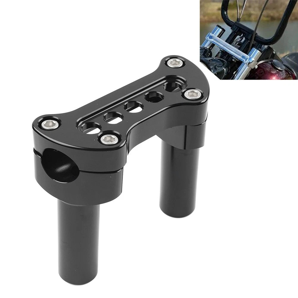 4" Handlebar Risers Top Clamp for Harley Sportster Dyna Softail