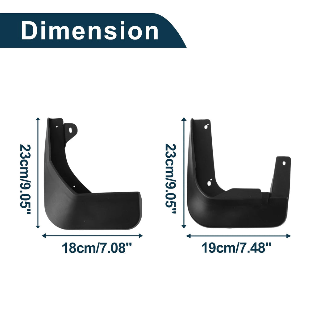 Mud Flaps Splash Guards 1 Set for Volkswagen Cross Lavida (2014–2017)