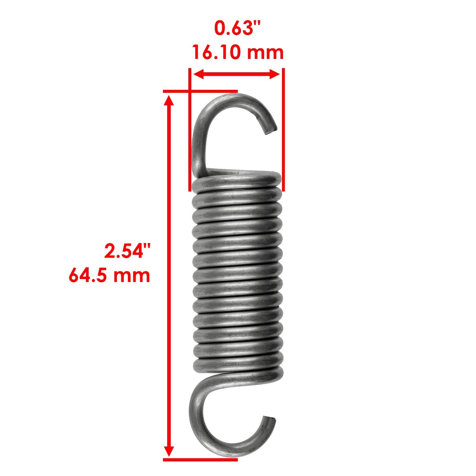 Exhaust Muffler Springs Replacement for Can-Am Maverick X3 (2017–2023)