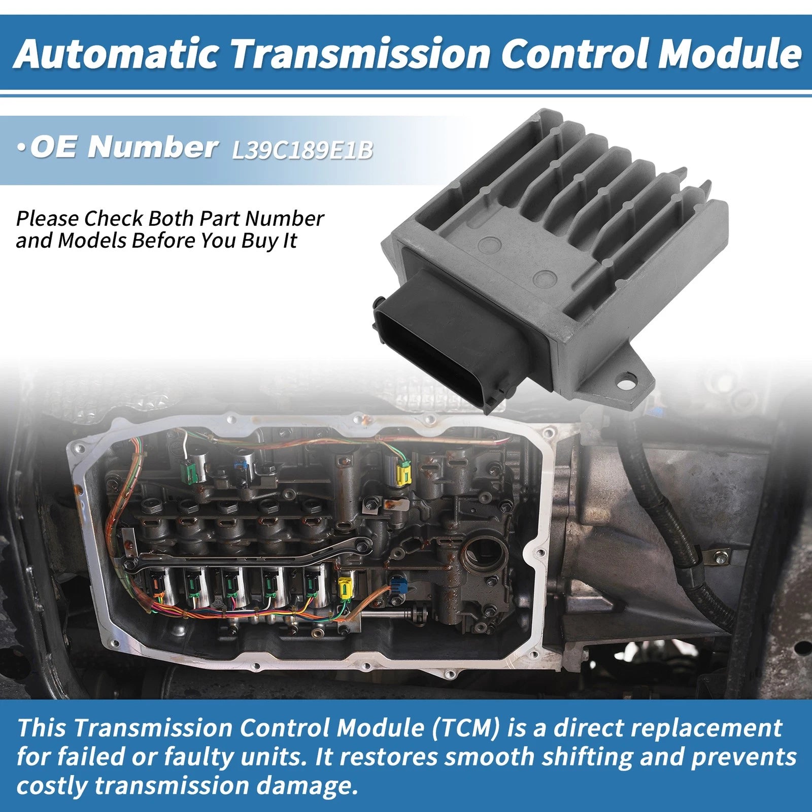 Transmission Control Module for Mazda 5 2.5L (2012–2015) No.L39C189E1B
