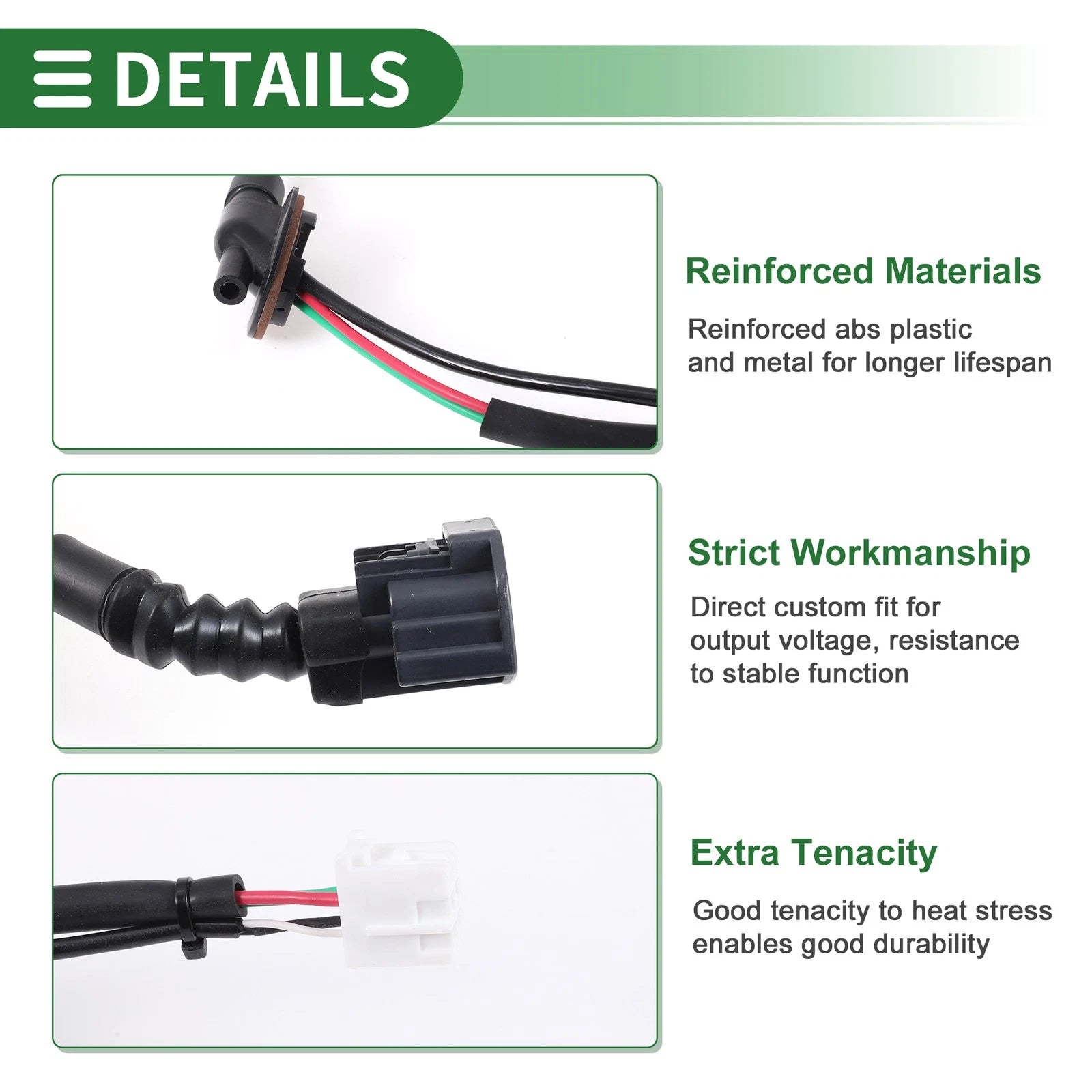 ABS Wheel Speed Sensor No.BAAN437EYC for Mazda 3 (2016–2018) Rear Left