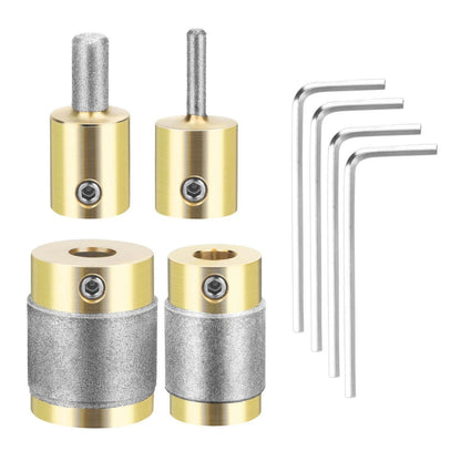 4PCS Diamond Bits for Stained Glass Grinder (Universal)