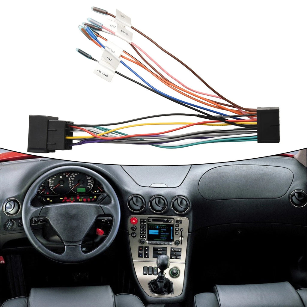 20PIN Car Stereo ISO Wiring Harness for Easy Installation