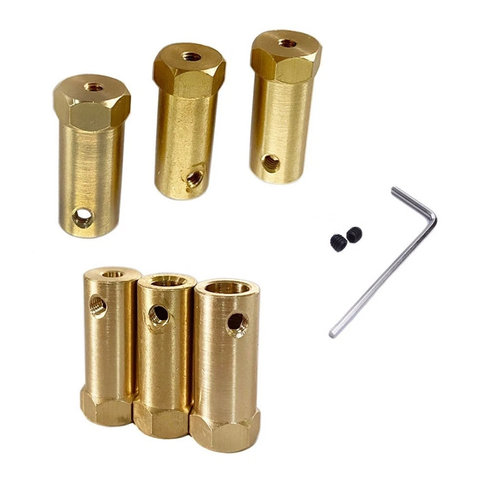 Extended Copper Hex Coupling for Robot Car