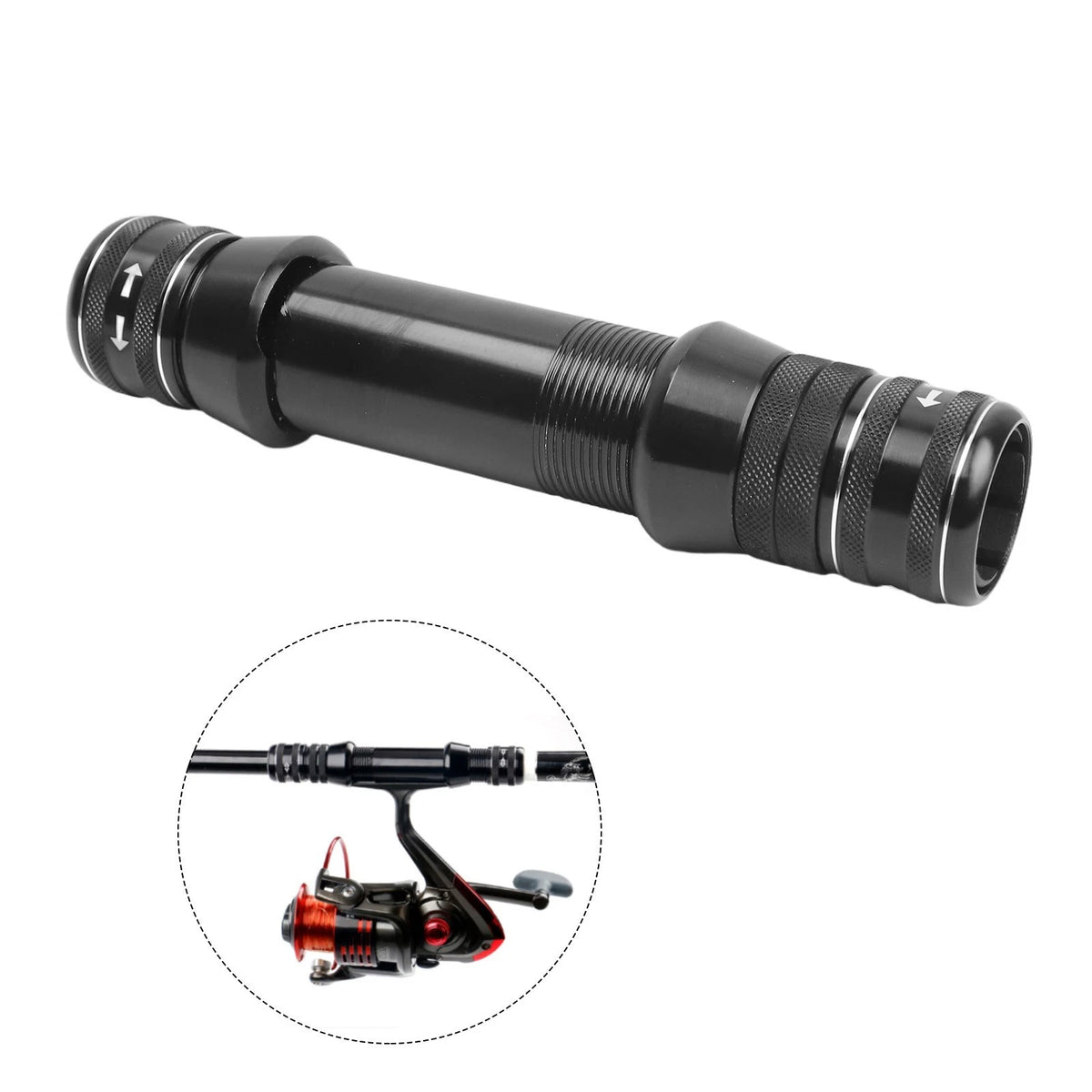 Metal Spinner Reel Seat for Fishing Rods (12-26mm Diameter)