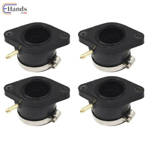 4X Carburetor Intake Manifold Boot for Yamaha XJ650 XJ750 (1981–1983)