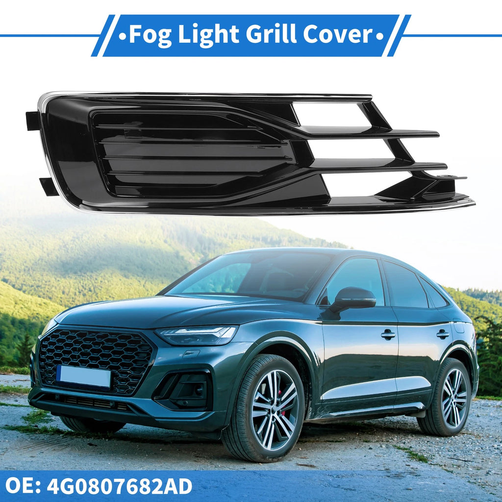 1pc Front Right Fog Light Grill Replacement for Audi A6 C7 (2014–2018)