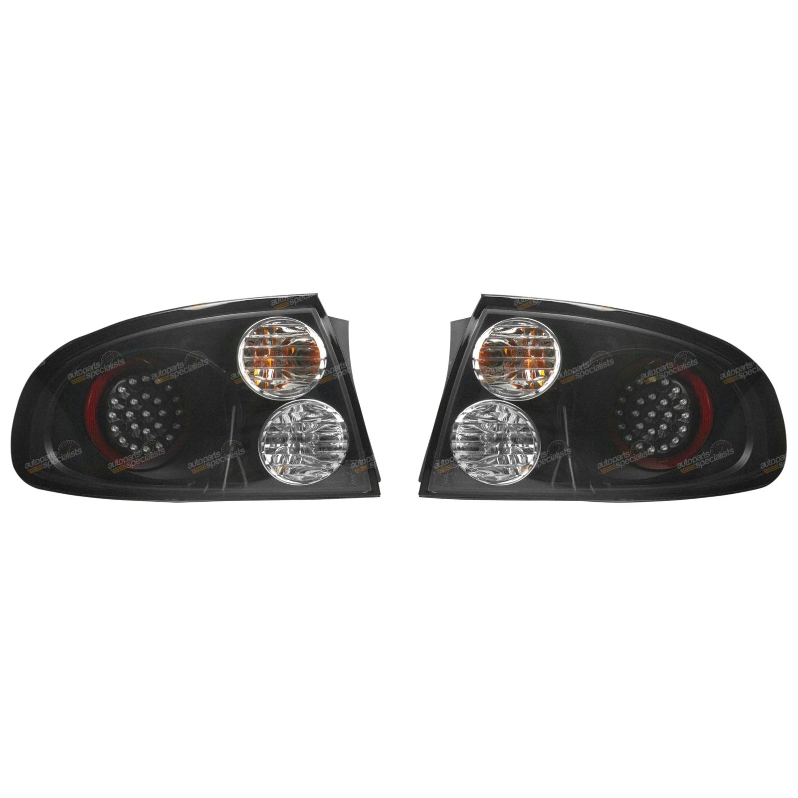 Black LED Altezza Tail Lights for Holden Commodore VT VX (1997–2004)