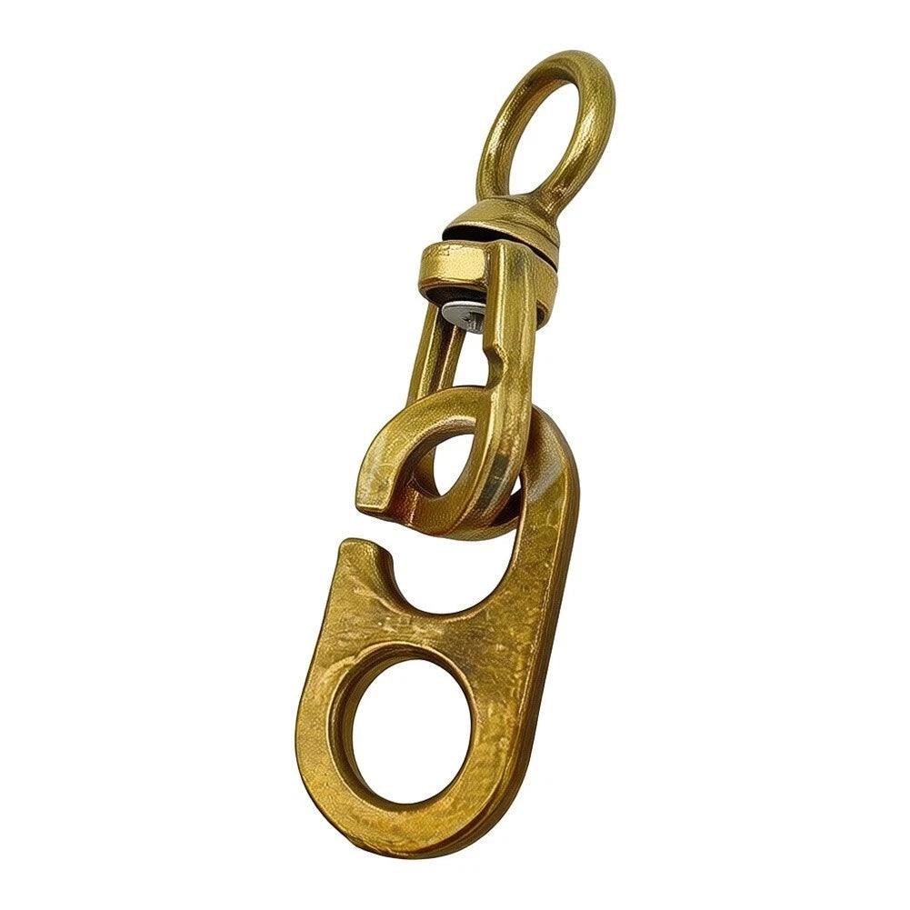 Brass Swivel Snap Hook Spring Latch Connector for Outdoor Use