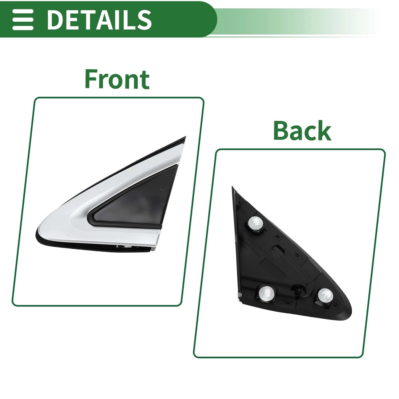 Front Left Side Pillar Corner Triangle Trim for Cadillac XT5 (2017) No. 84186912
