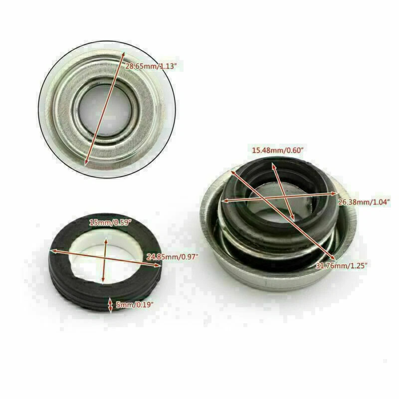 Water Pump Seal Mechanical Kit for Honda ATC250R (1985–1986) / TRX250R (1986–1989) T9