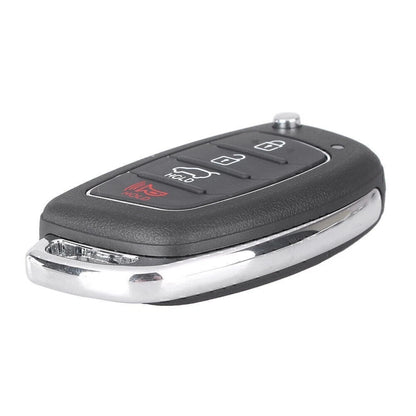Remote Car Key Fob Shell Case 4 Buttons for Hyundai Santa Fe (2013–2014)