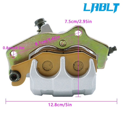 Set of 2 Brake Calipers & Pads for Kawasaki Teryx 800 (2014–2019)