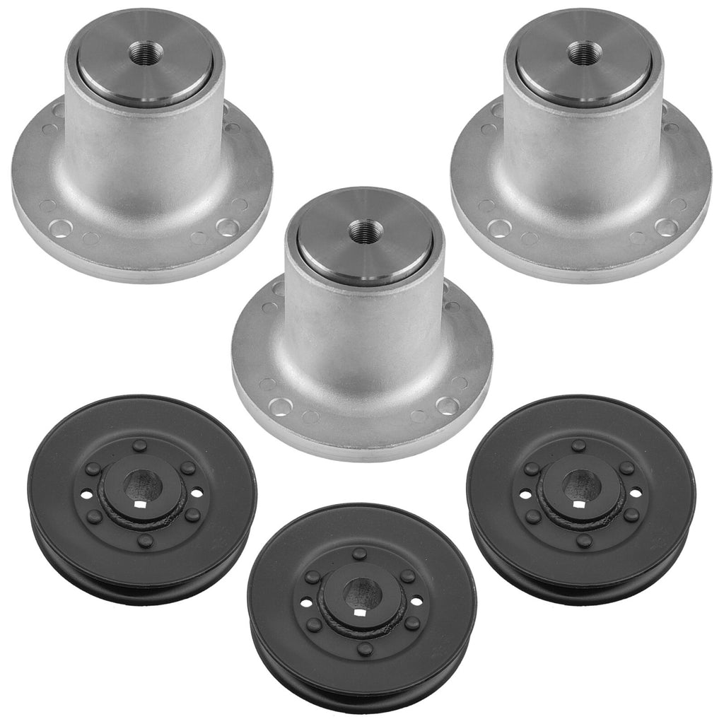 Deck Spindle with Pulley Replacement for Bad Boy MZ Magnum 48in (2010–2024)