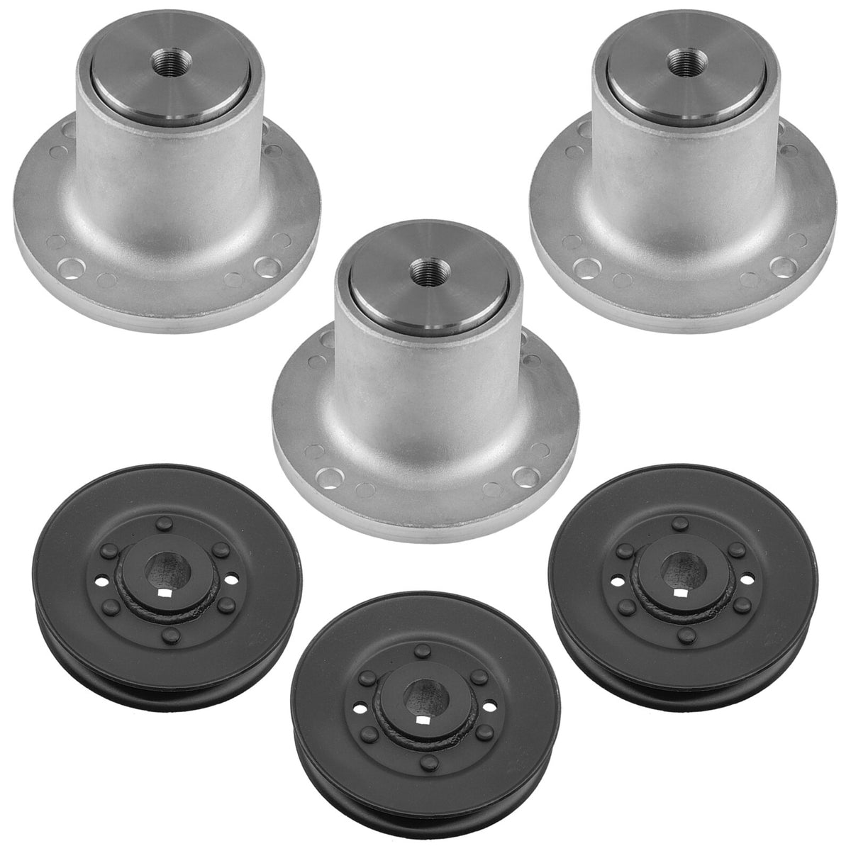 Deck Spindle with Pulley Replacement for Bad Boy MZ Magnum 48in (2010–2024)