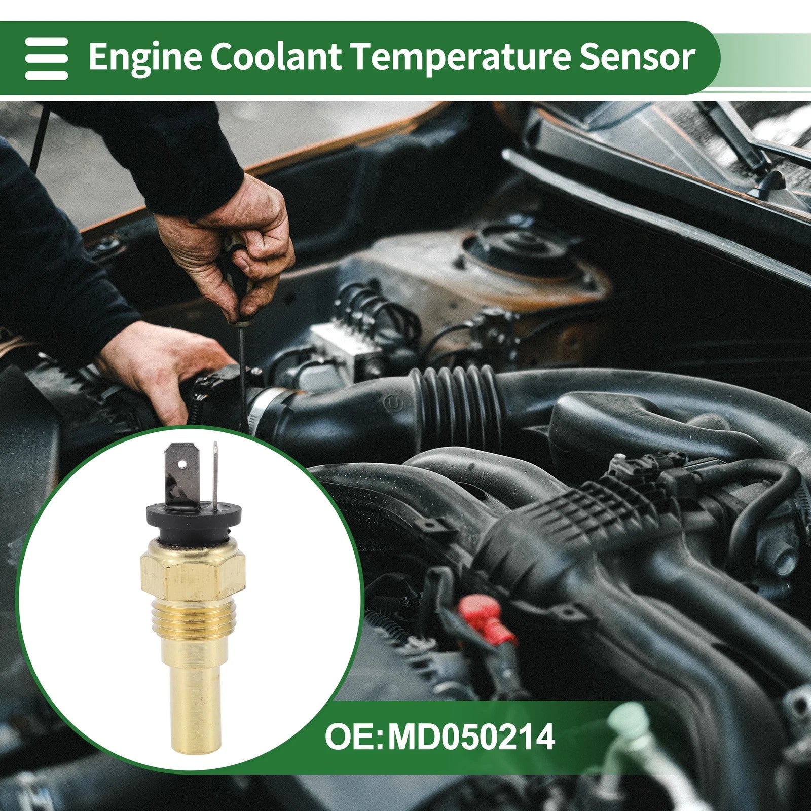 Engine Coolant Temperature Sensor MD050214 for Mitsubishi Starwagon (2006)
