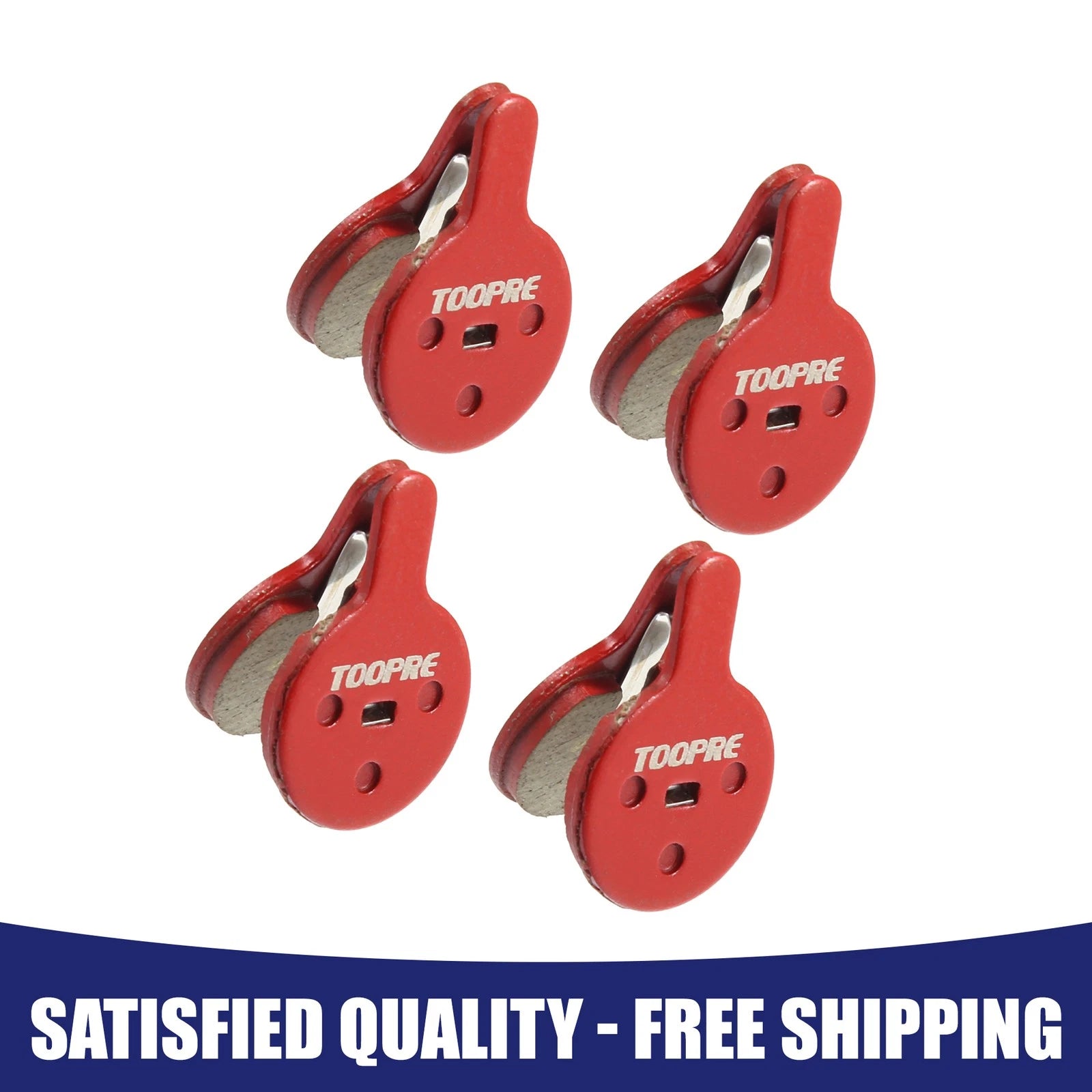 Resin Disc Brake Pads Replacement with Springs for Universal Bike Set (4)