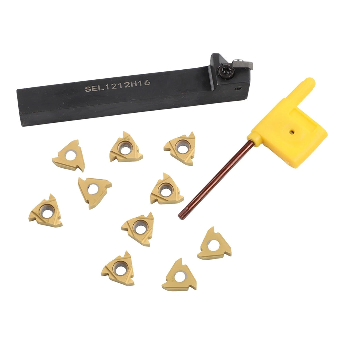 SEL1212H16 Alloy Steel Tool Holder for Lathe with 16IR AG60 Inserts