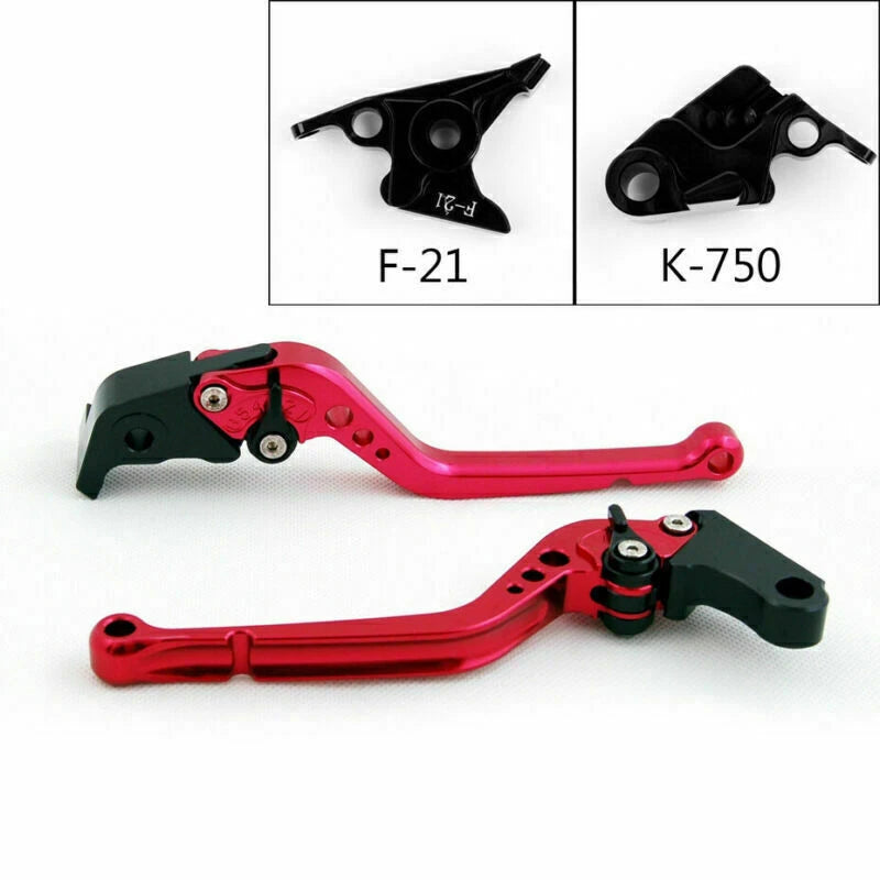 Long Brake Clutch Levers for Kawasaki Ninja 650R/ER-6F Z900 Z650 Versys 1000 (T9)