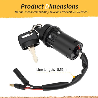 Ignition Key Switch for Honda CRF110F CRF125F CRF125FB (2019–2026) 35100-K28-E21