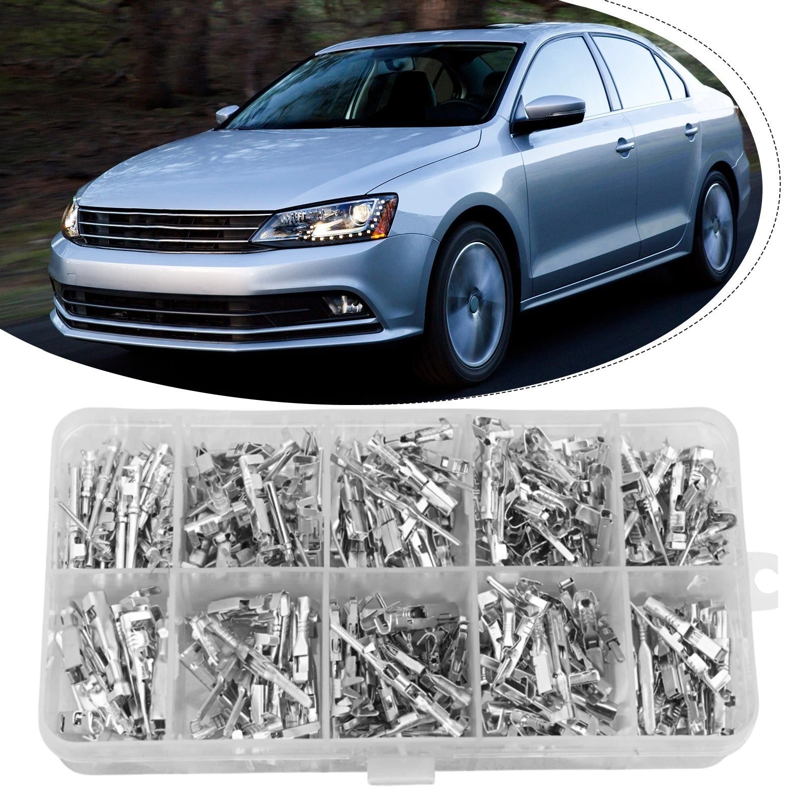290Pcs Electrical Wire Terminal Pins Kit for