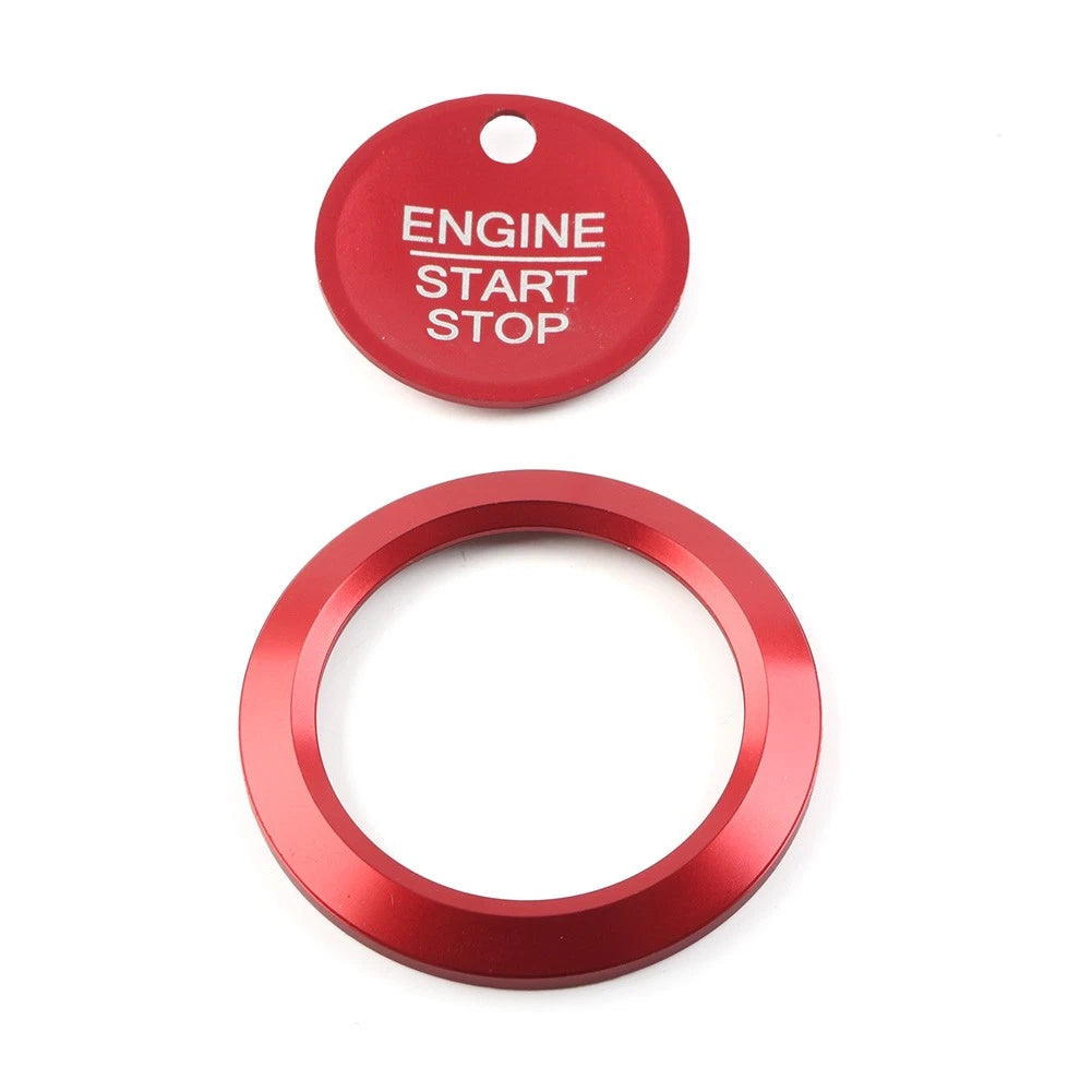 Start Stop Switch Button Cover Trim for Ford F150 Raptor (2015–2020) Red