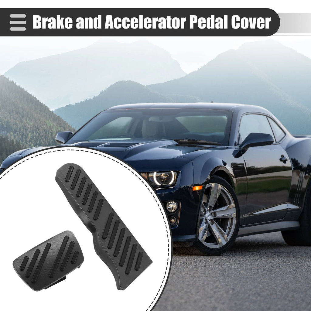 Car Brake Accelerator Pedal Covers Set for Chevrolet Camaro (2016–2023)