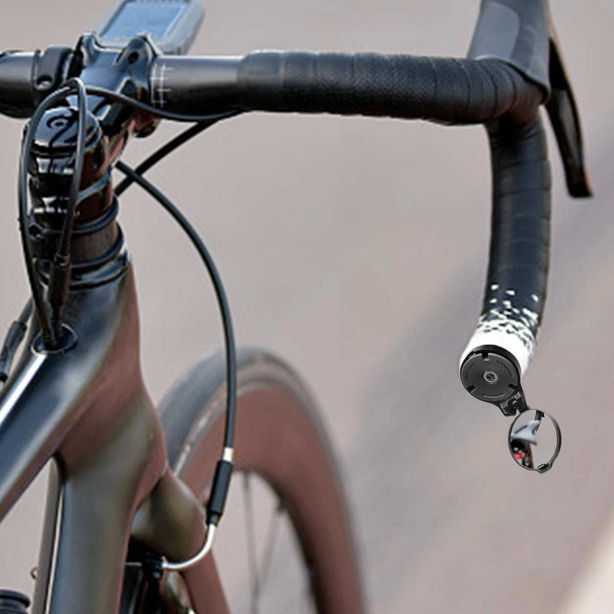 Flexible Handlebar Rear View Mirror for Biking
